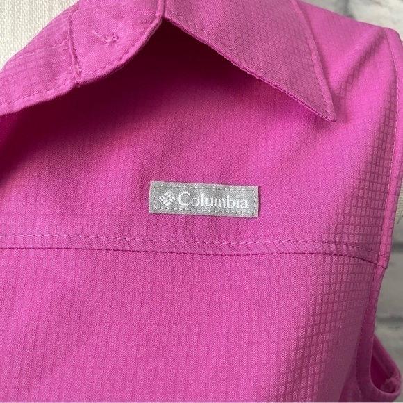 COLUMBIA Omni-Shade Sun Protection Button Down Shirt Vest Size Extra Small - Picture 4 of 12